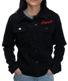 LEINIE LADIES CLARA BLACK JEAN JACKET