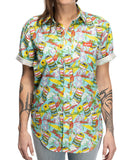 LEINIE FLORAL SHANDY BUTTON UP