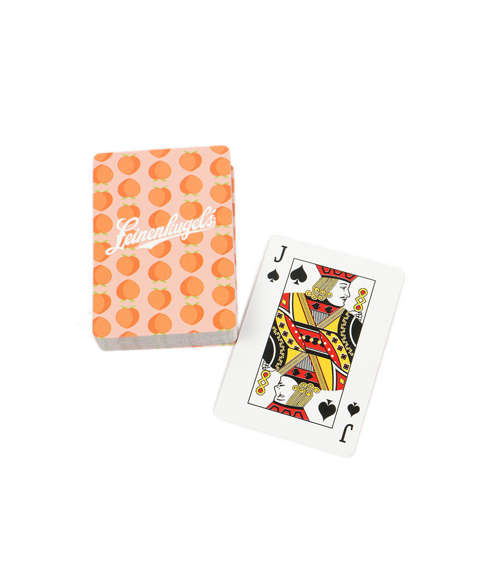 LEINIE JUICY PEACH PLAYING CARDS