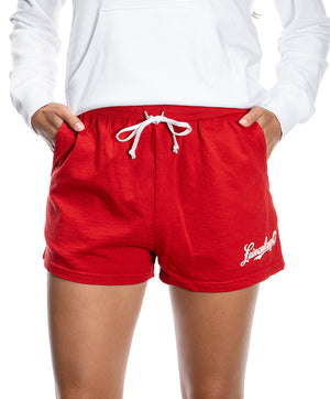 LEINIE LADIES DANI RED CLASSIC SHORTS