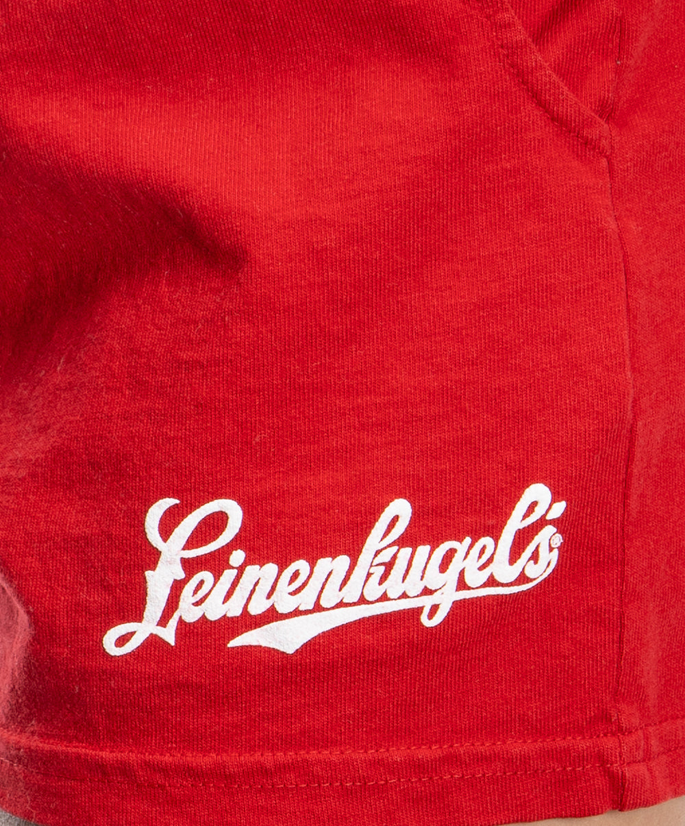 LEINIE LADIES DANI RED CLASSIC SHORTS