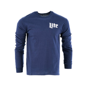 Miller Lite Navy Long Sleeve Tee