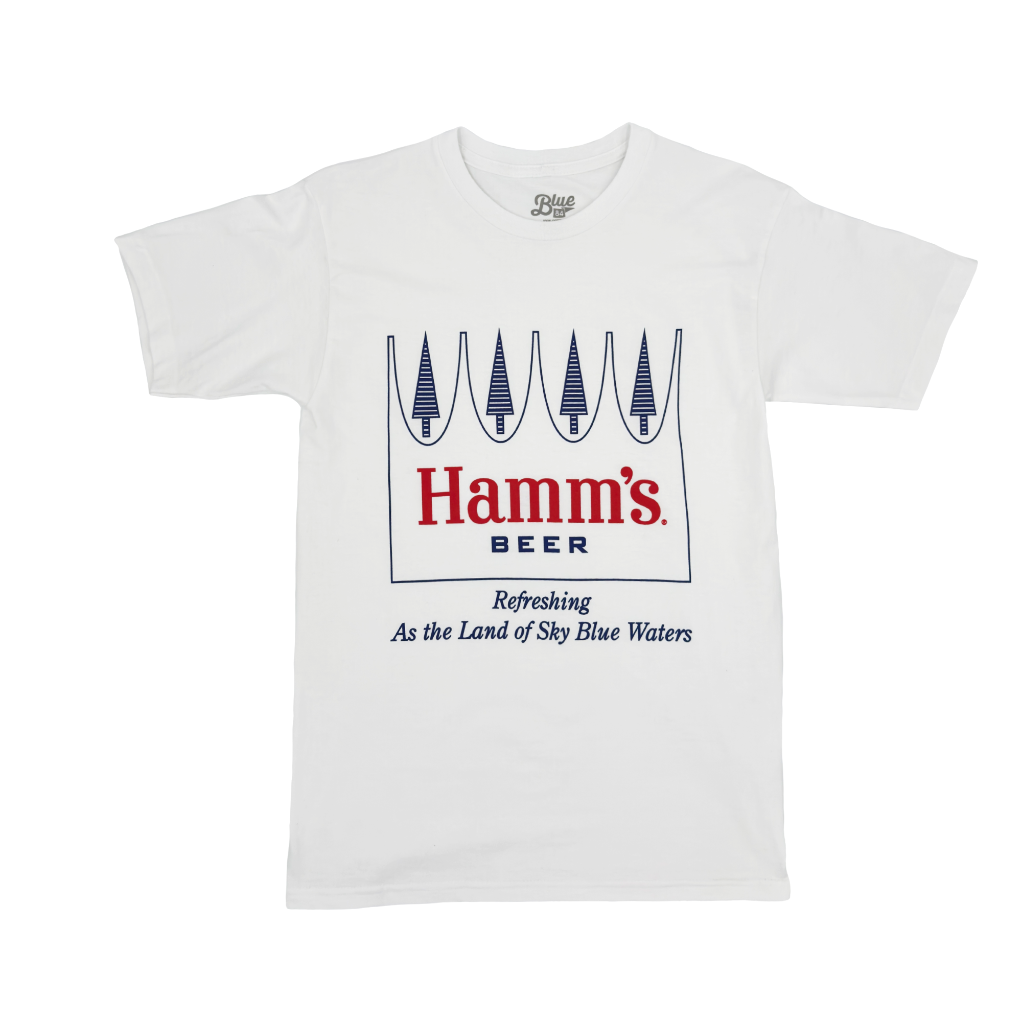 Hamm's Blue and White Tee