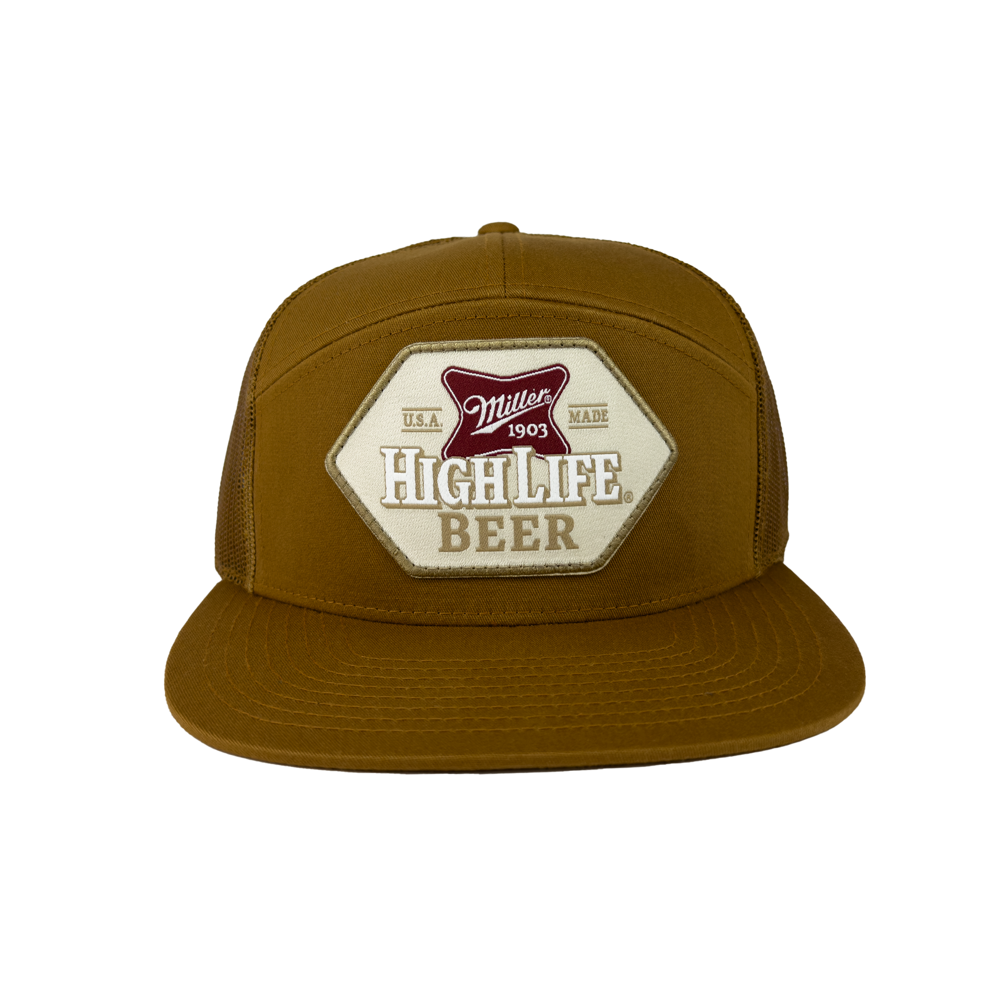 High Life Caramal Patch Hat