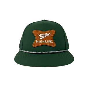 High Life Green Soft Cross Hat