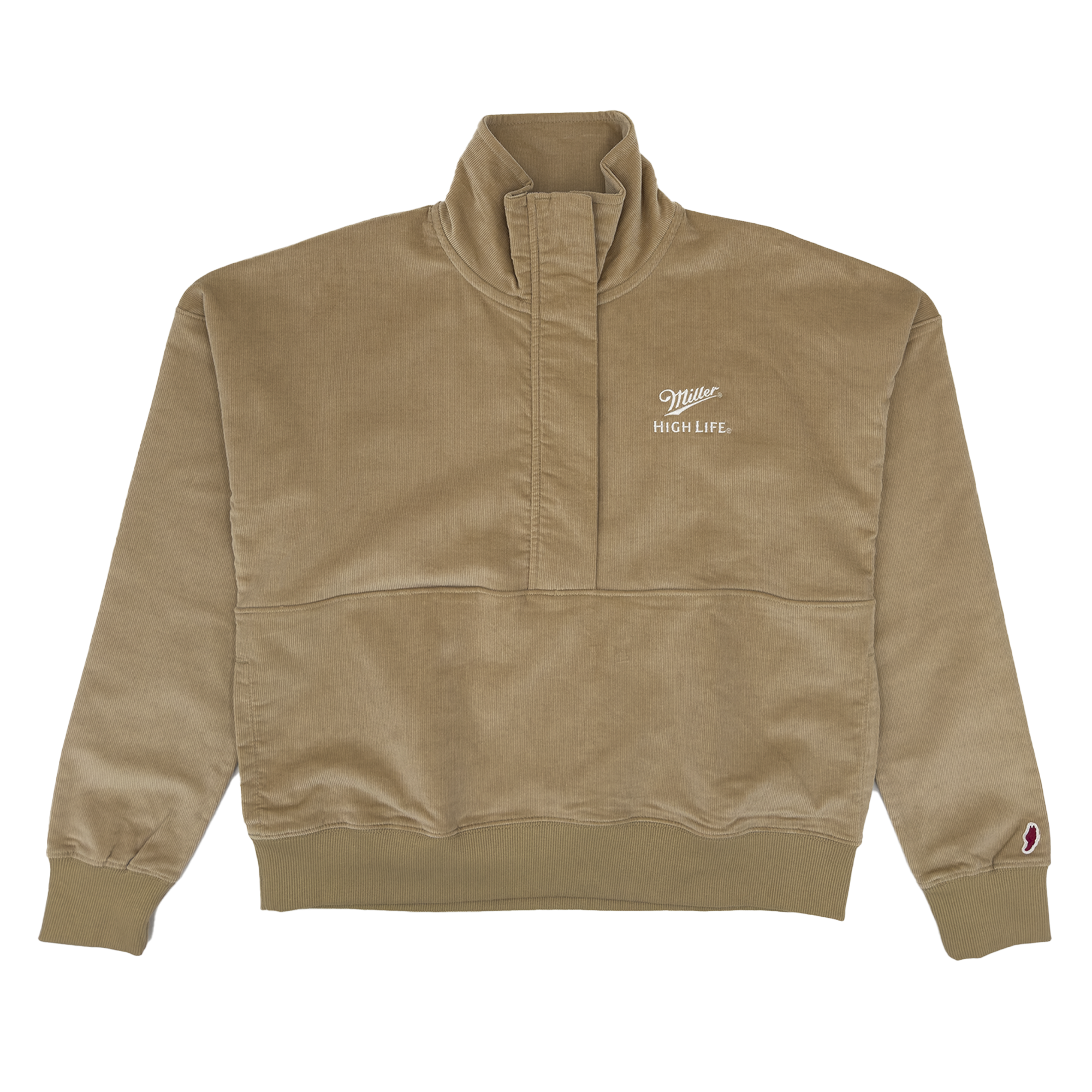 High Life Soft Cross Khaki Pullover