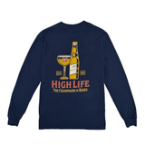 High Life Glass And Bottle Long Sleeve