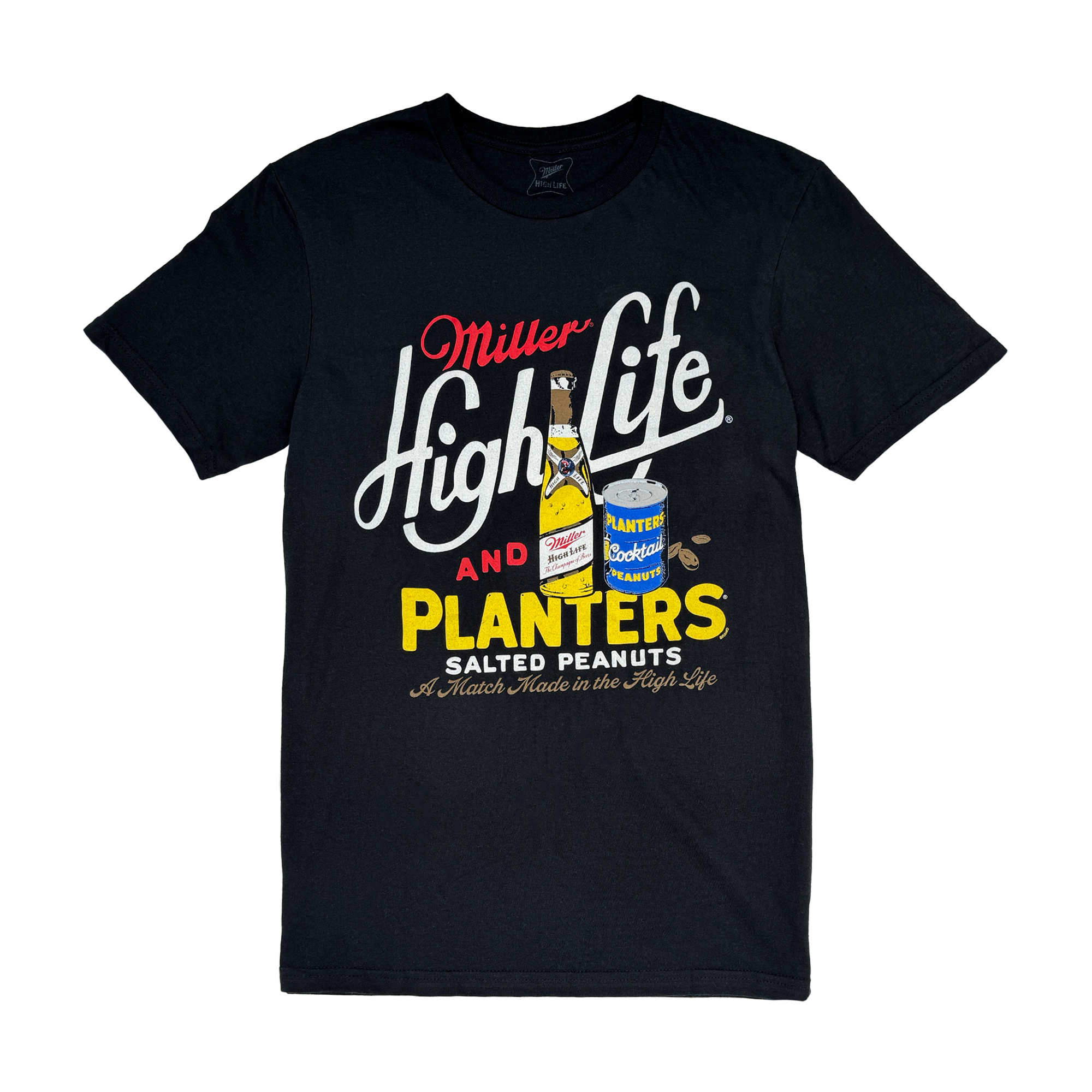 HIGH LIFE X PLANTERS BLACK TEE