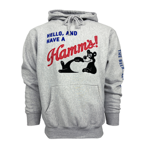 Hamm's Gray Embroidered Hoodie