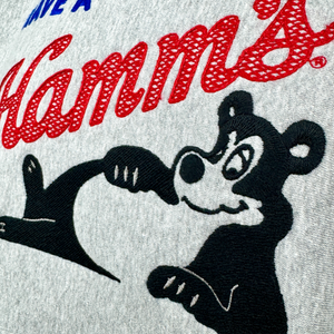 Hamm's Gray Embroidered Hoodie