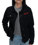 LEINIE LADIES CLARA BLACK JEAN JACKET