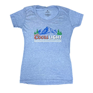 COORS LIGHT LADIES' MOUNTAINSCAPE TEE