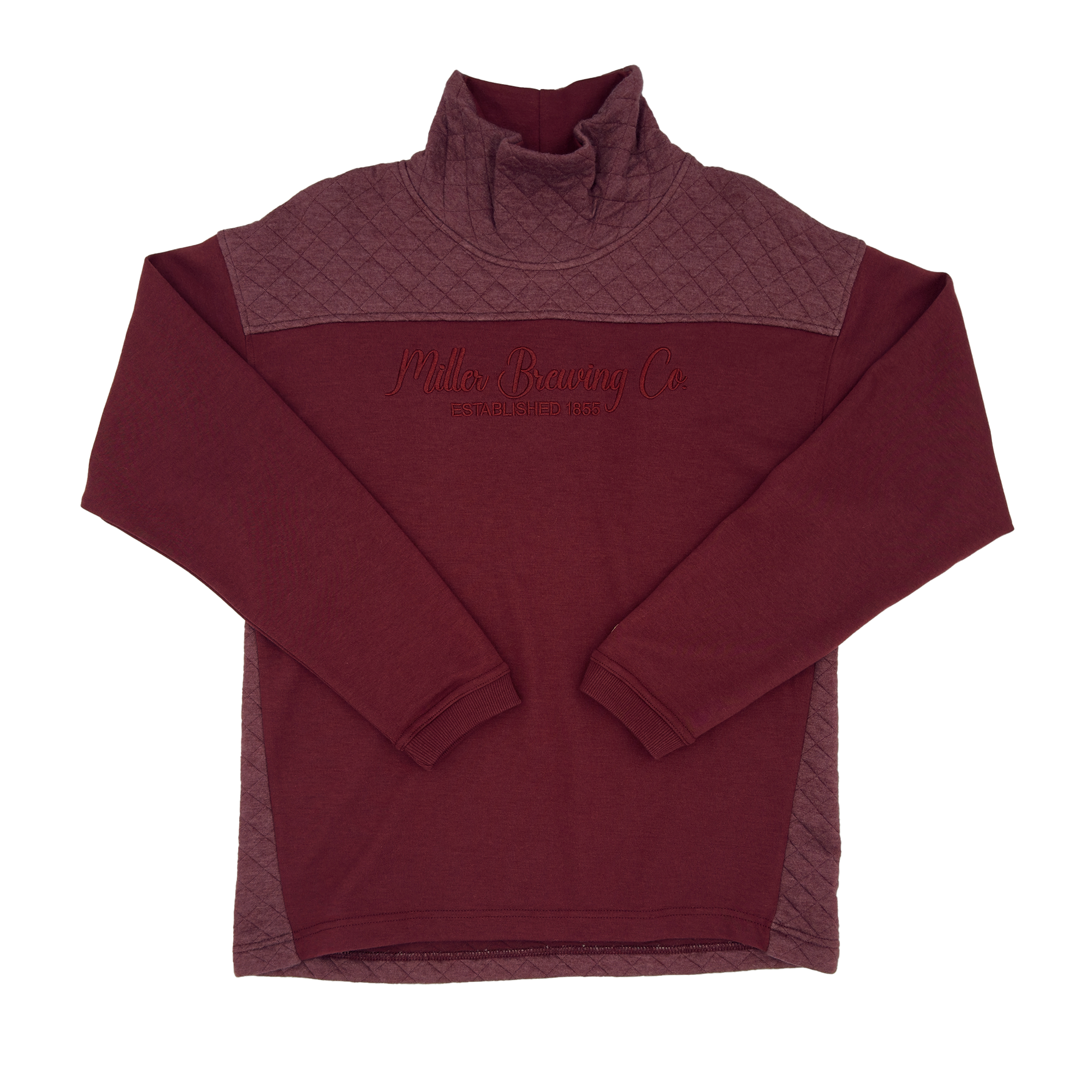 Miller Women's Burgundy Funnel Sweater