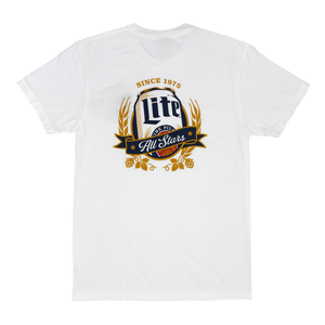 Miller Lite All Stars Tee White