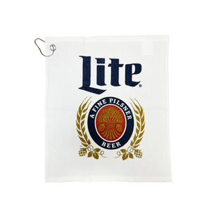 Miller Lite Crest Golf Towel