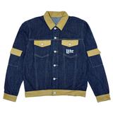 Miller Lite Denim/Leather Jacket