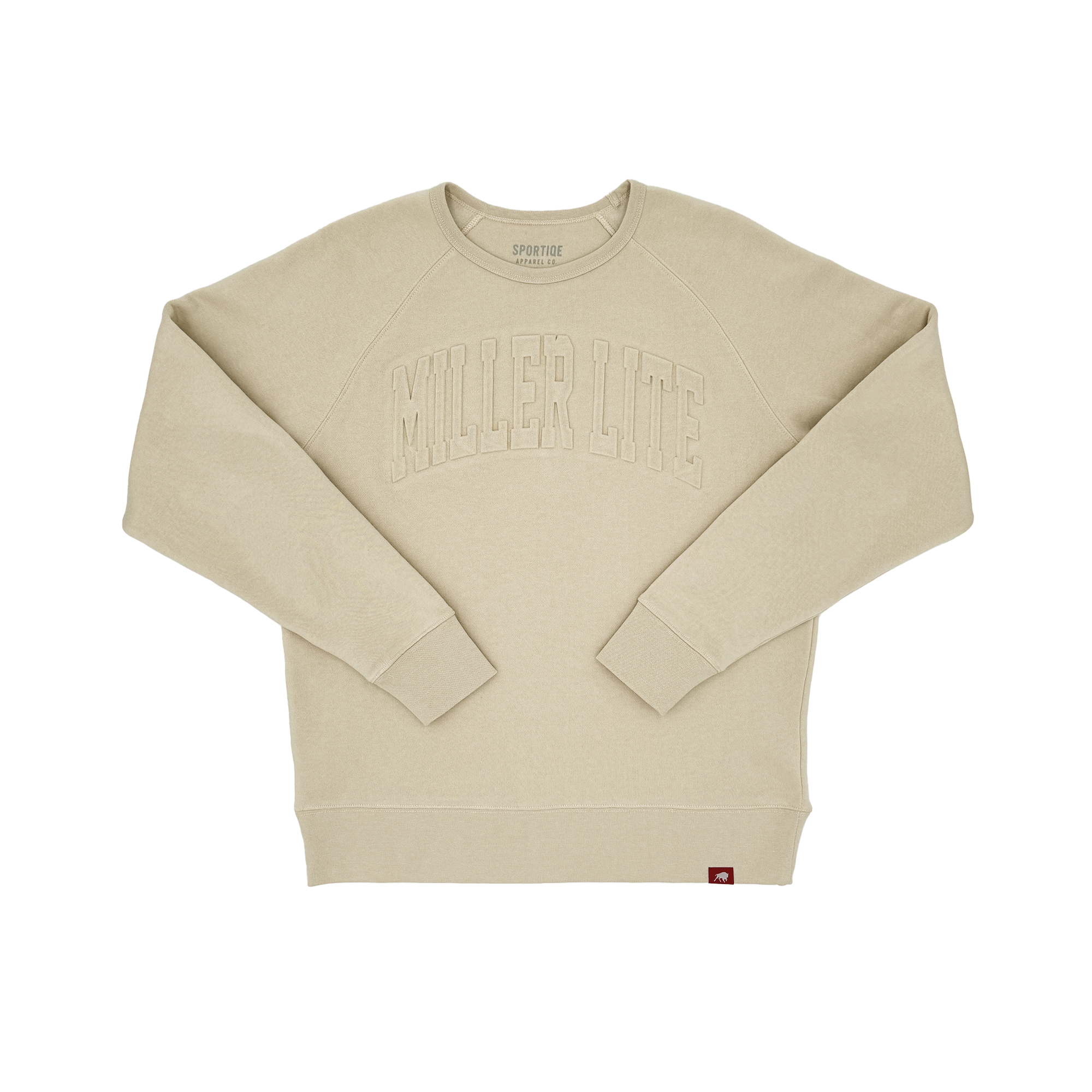 Miller Lite Embossed Crew Ivory