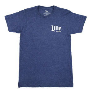 Miller Time Tee Heather Navy