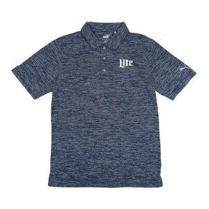 Miller Lite Puma Polo Heathered Navy