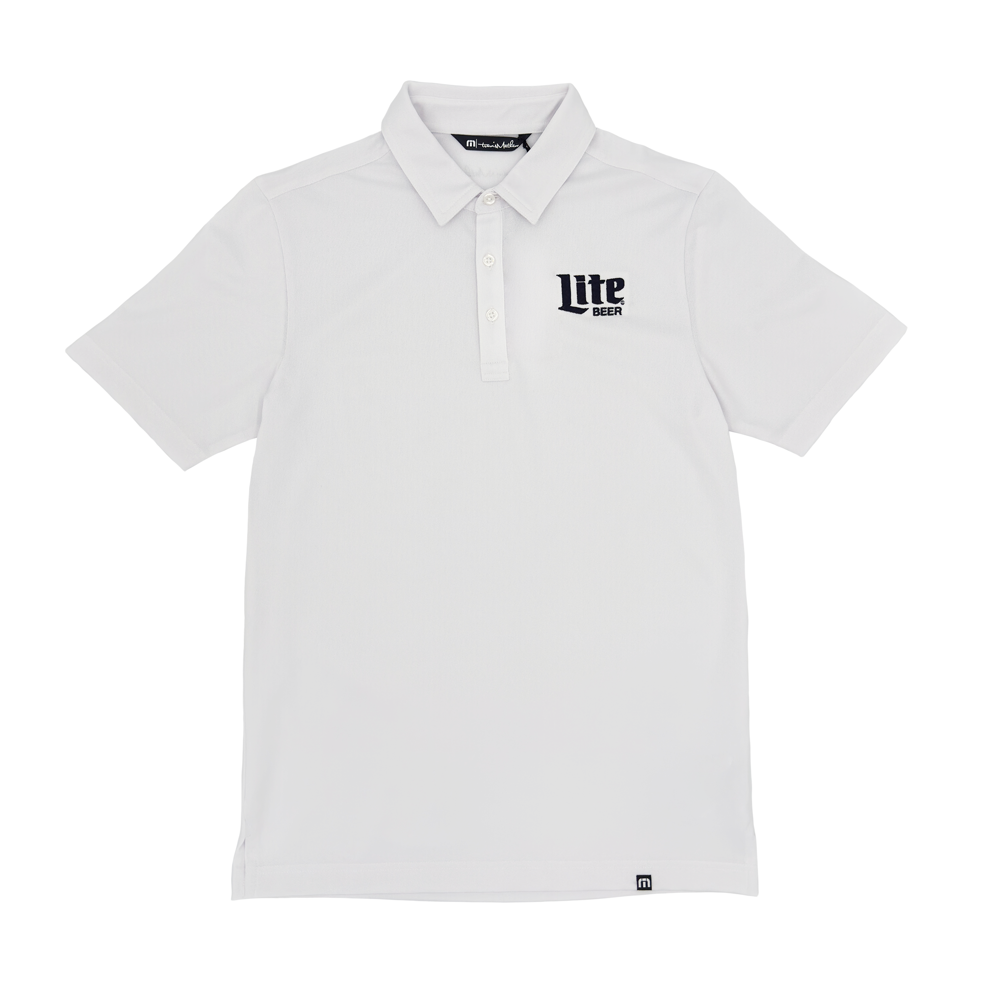 Miller Lite Travis Matthews Polo White