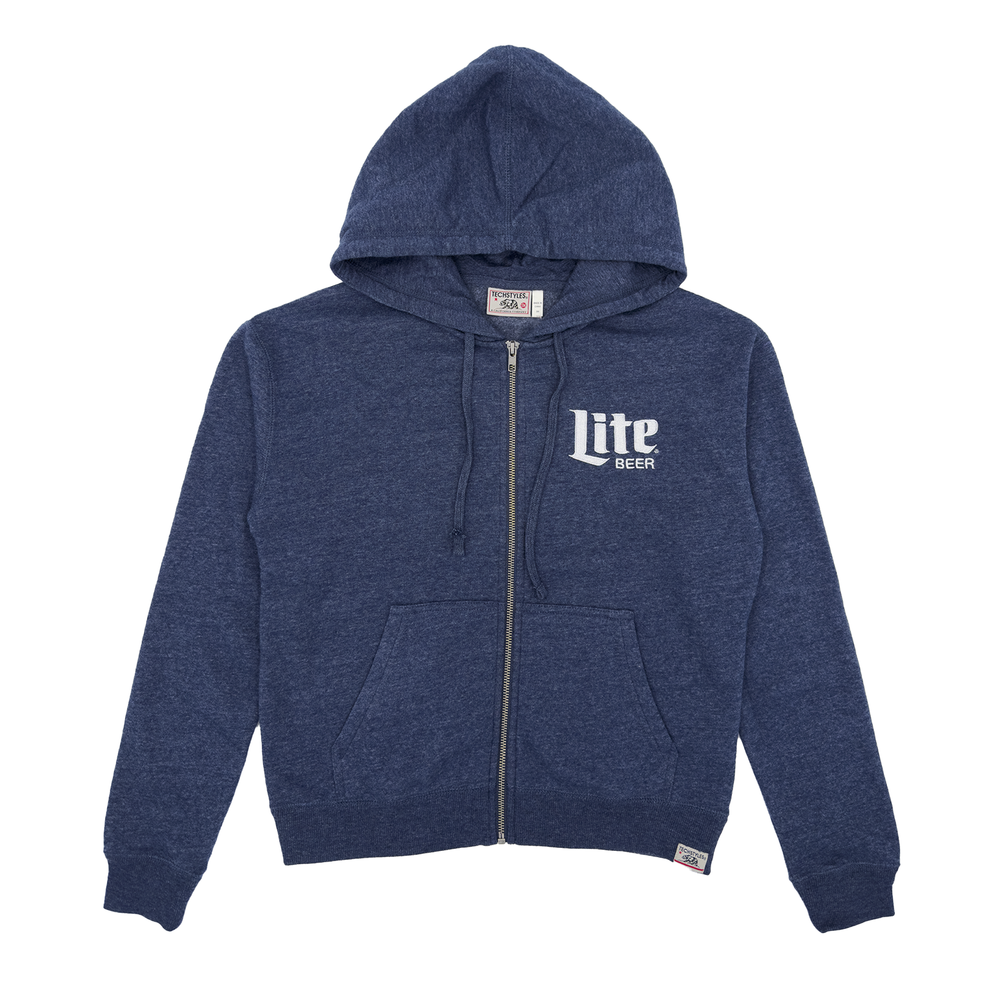 Miller Lite Ladies Full Zip Hood