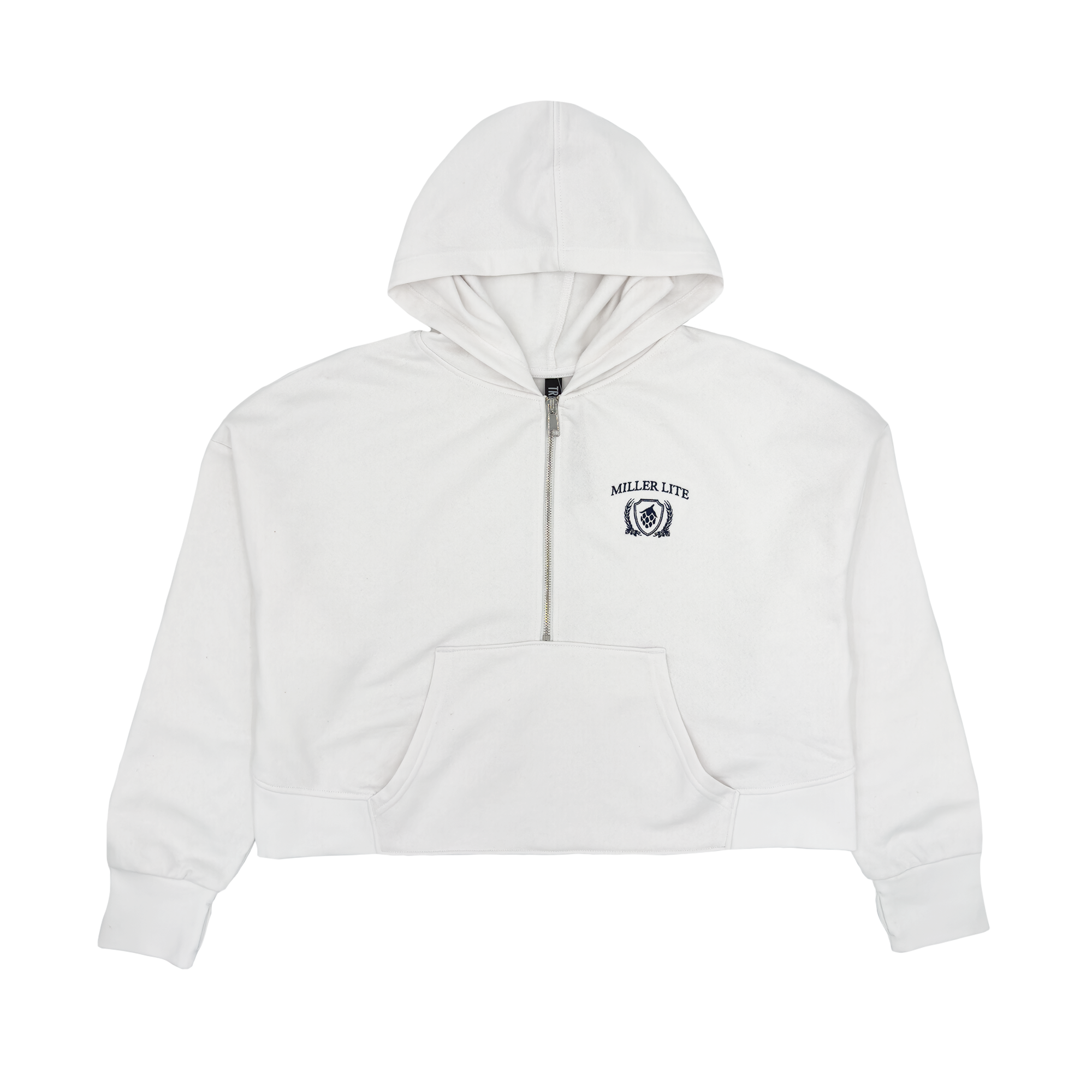 Miller Lite Ladies Pullover White