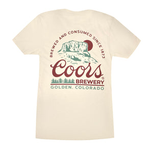 COORS SCRIPT TABLE MOUNTAIN TEE