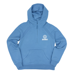 Zoa Blue Half-Zip Hoodie