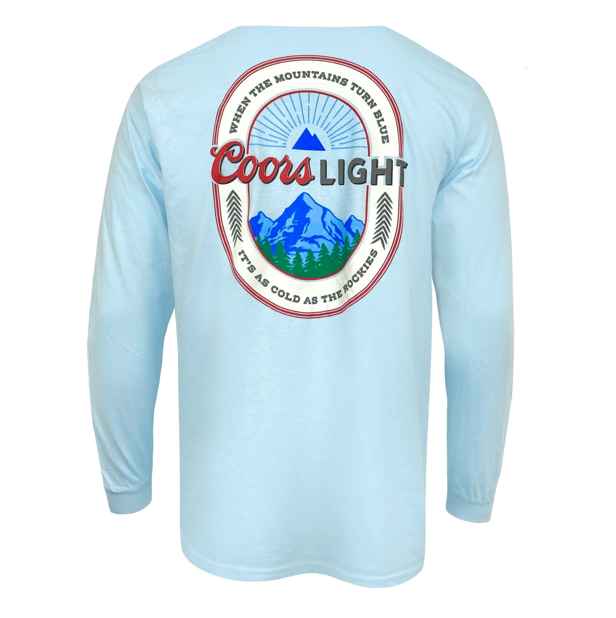 COORS LIGHT LONG SLEEVE OVAL POCKET TEE