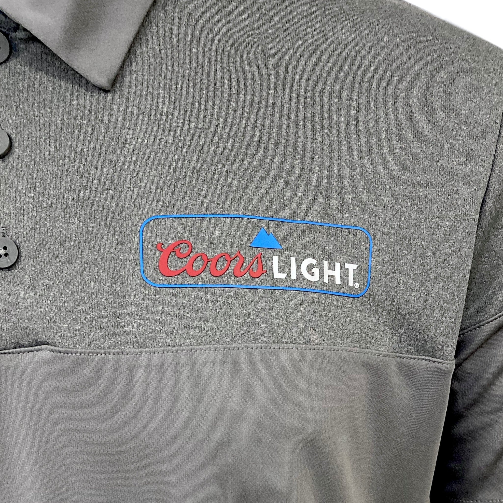 Coors Light 3-Stripe Adidas Polo