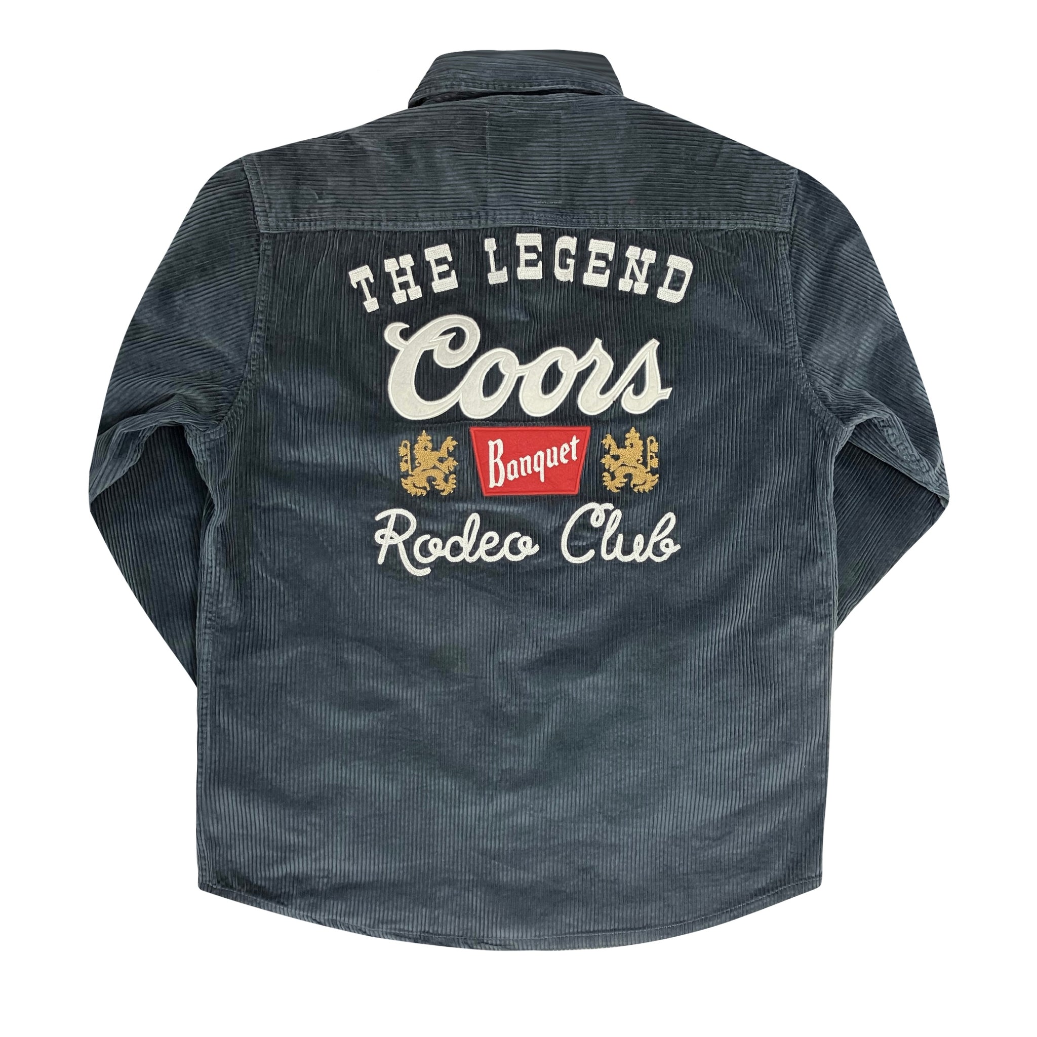 COORS BANQUET CORDUROY BUTTON UP SHIRT