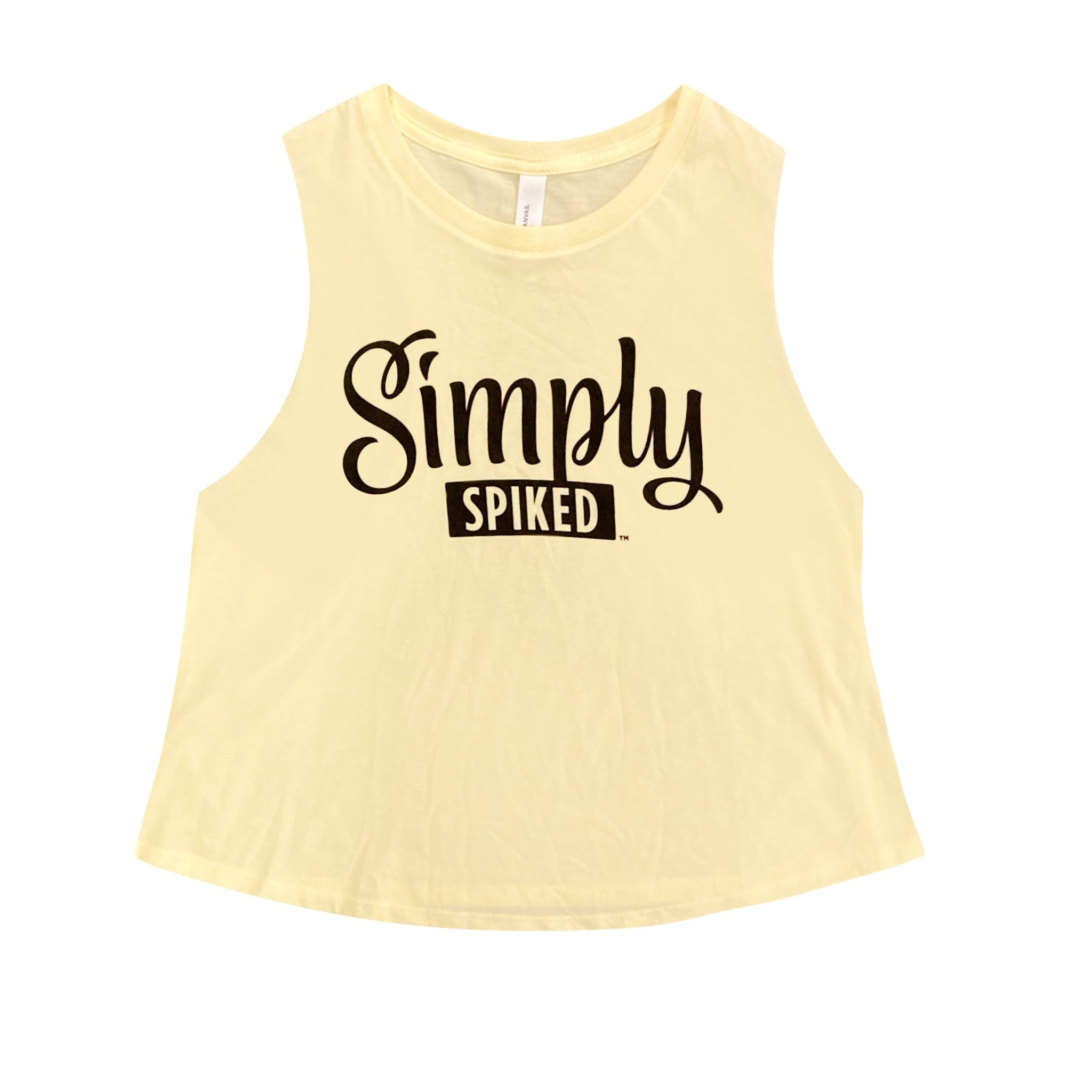 Simply Spiked Ladies Cropped Tank