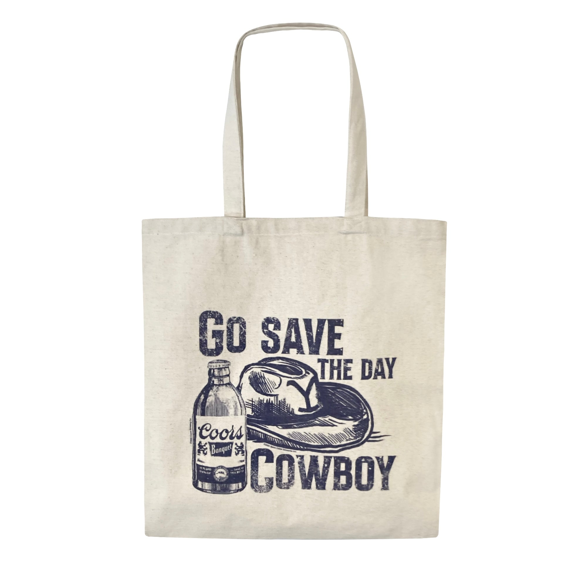 COORS BANQUET Save the Day Canvas Tote Bag